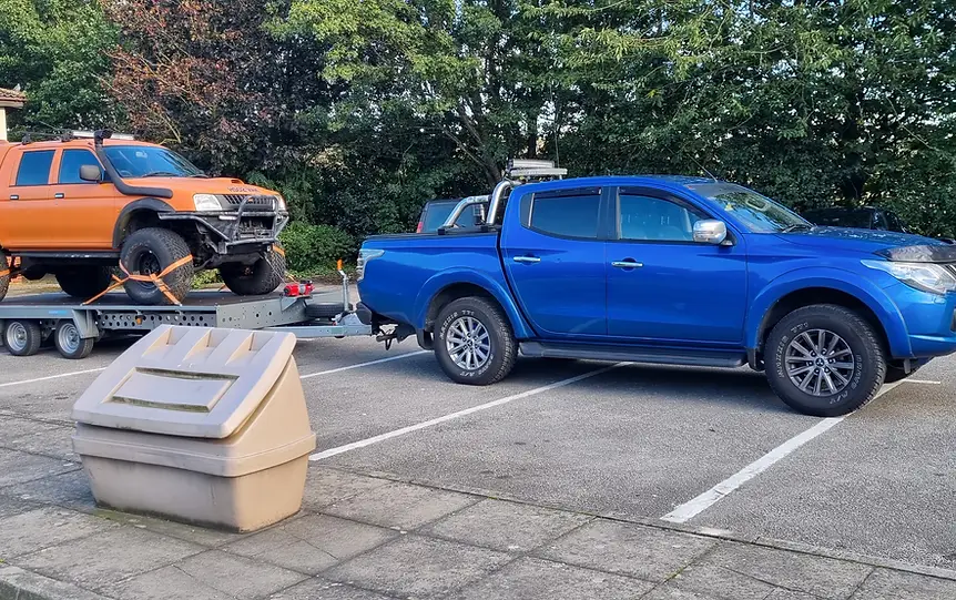 Classic cars loaded for transport Lancashire Motor Movers Lancashire
